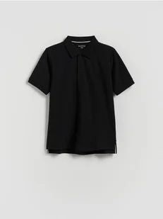 Reserved - T-shirt polo - czarny - Koszulki dla chłopców - miniaturka - grafika 1