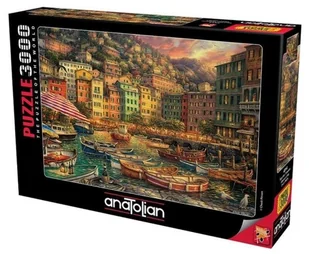 Anatolian Puzzle 3000 elementów. Urokliwe miasteczko nad morzem - Puzzle - miniaturka - grafika 1