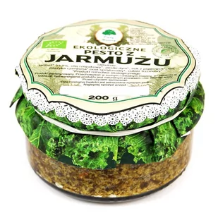 Dary Natury inne BIO PESTO Z JARMUŻU BIO 200 g - - Sosy w słoikach - miniaturka - grafika 1