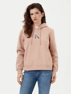 Bluzy damskie - Calvin Klein Jeans Bluza Gradient J20J224721 Pomarańczowy Regular Fit - miniaturka - grafika 1