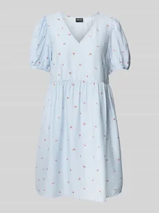 Sukienka casualowa o luźnym kroju z mieszanki wiskozy model ‘FIONNA’ - Sukienki - miniaturka - grafika 1