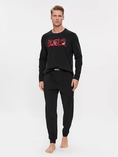 Boss Piżama LNY 50514892 Czarny Regular Fit - Piżamy męskie - miniaturka - grafika 1
