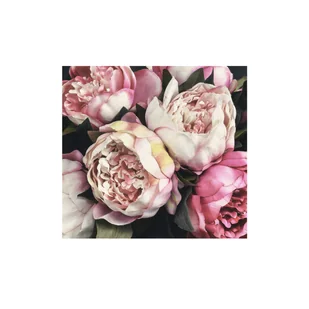 Mural Peony kwiaty peoni 300 x 280 cm struktura płótna - Tapety - miniaturka - grafika 1