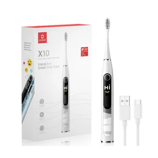 Oclean X10 Smart Szary - Szczoteczki elektryczne - miniaturka - grafika 2