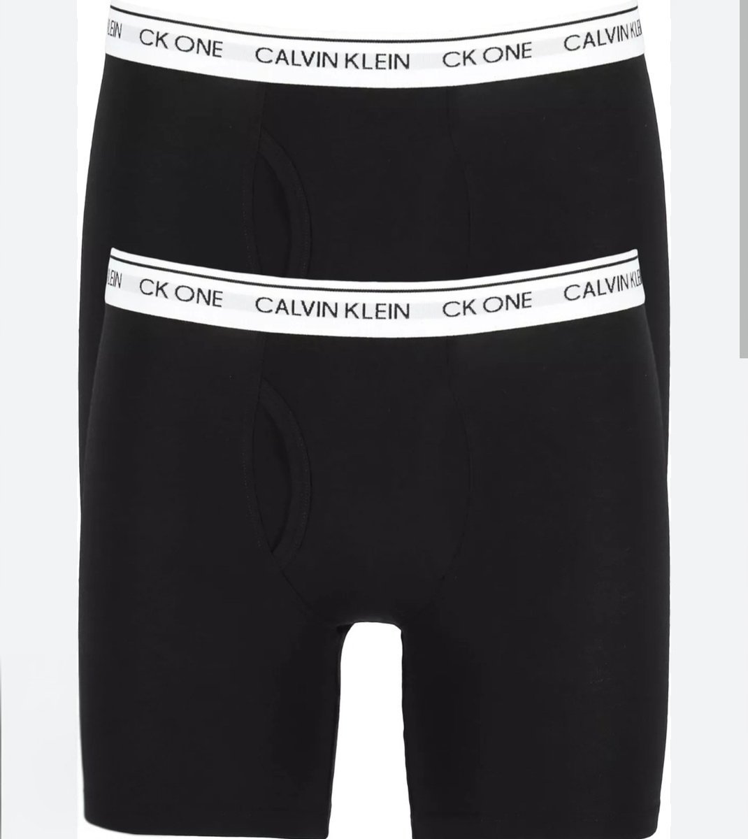 CALVIN KLEIN Majtki Bokserki czarne 2-PACK 2 szt Rozmiar S
