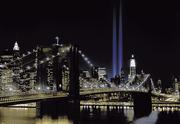 Fototapety - Nowy Jork WTC i Brooklyn Bridge - fototapeta - miniaturka - grafika 1