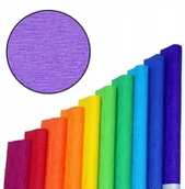 Dekoratorstwo - Bibuła Marszczona Jasna Fioletowa Nr.14 50cm 2M Tymos - miniaturka - grafika 1