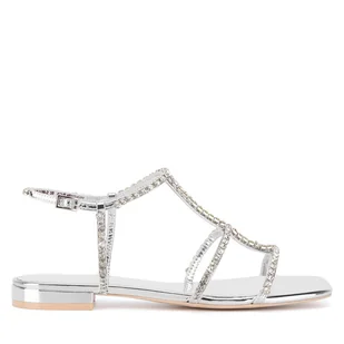 Sandały Badura JOSEPHE-SL2286-2 Srebrny - Sandały damskie - miniaturka - grafika 1