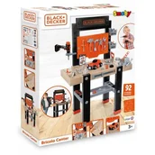 Mały majsterkowicz - SMOBY Black&Decker Warsztat Bricolo Center 92 Akcesoria - miniaturka - grafika 1