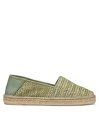 Espadryle damskie - Geox Espadryle D Lampedusa D46V0A 02MLM C3002 Zielony - miniaturka - grafika 1