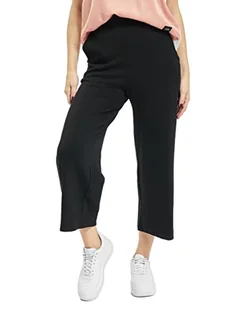 "Urban Classics Ladies Culotte, damskie spodnie o klasycznym kroju z materiału Interlock i elastycznymi ściągaczami, dostępne w kolorze czarnym, rozmiary XS-5XL", czarny, 4XL - Spodnie damskie - miniaturka - grafika 1