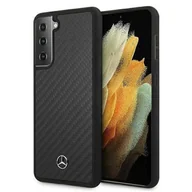 Etui i futerały do telefonów - Mercedes MEHCS21MRCABK S21+ G996 czarny/black carbon hardcase Dynamic Line - miniaturka - grafika 1