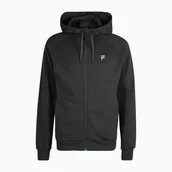 Bluzy męskie - Bluza męska FILA Romulus Hooded Track black - miniaturka - grafika 1