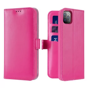 Dux Ducis Kado kabura etui portfel pokrowiec z klapką iPhone 11 Pro różowy Różowy - Etui i futerały do telefonów - miniaturka - grafika 1