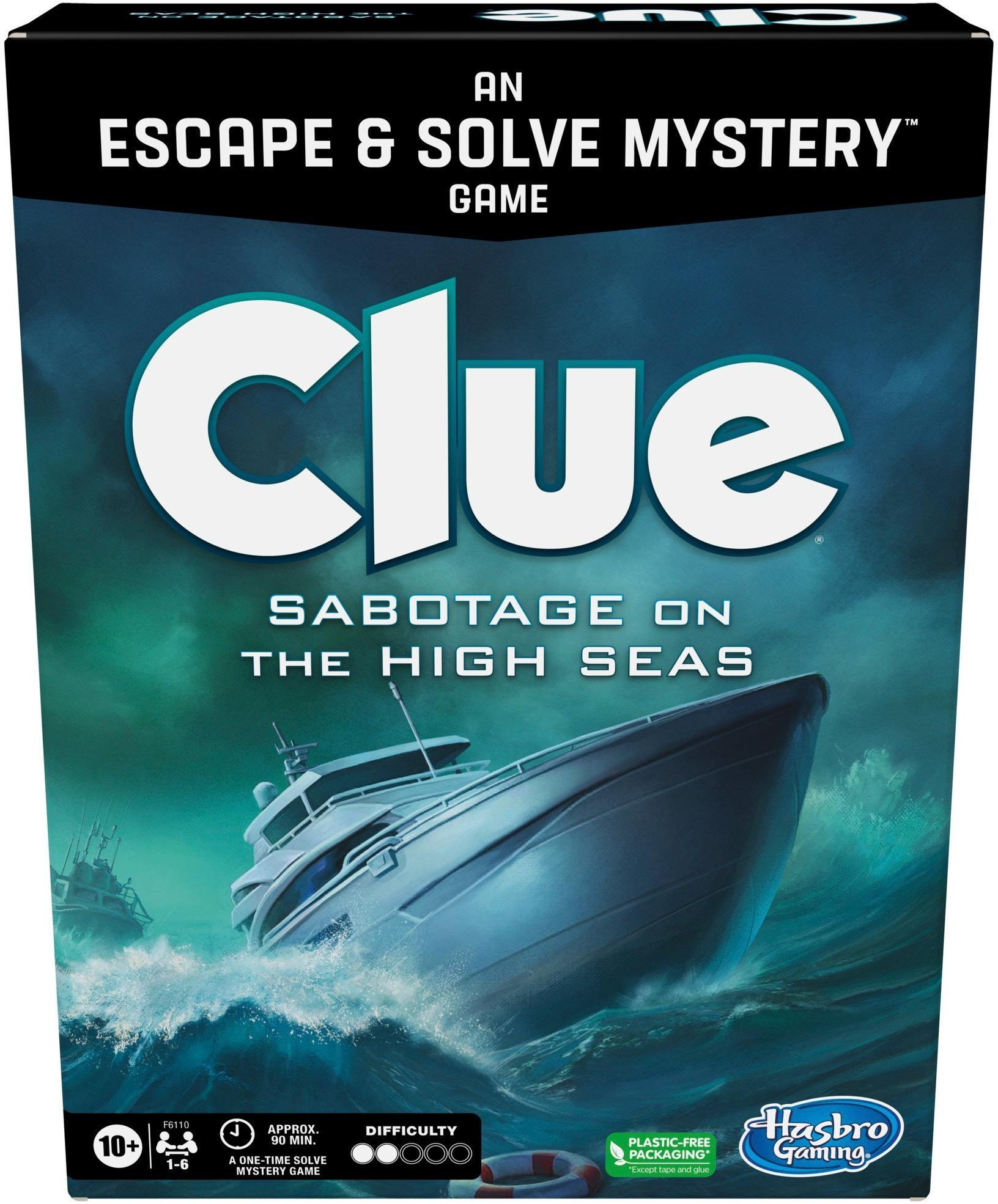 Stalo žaidimas Hasbro Gaming Cluedo escape Danger on the S.S. disaster, SE