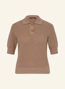 Windsor. Koszulka Polo Z Dzianiny Regular Fit braun - Moda i Uroda OUTLET - miniaturka - grafika 1