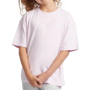 Koszulka New Balance LAKG0001LIR - różowa - Koszulki i topy damskie - miniaturka - grafika 1