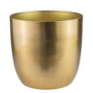 Donice - Osłonka doniczki metalowa Alano 20cm złota - miniaturka - grafika 1