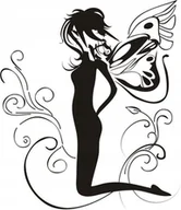 Naklejki na ścianę - Naklejka na ścianę dla dzieci Księżniczka Elfów, 70x56 cm - miniaturka - grafika 1