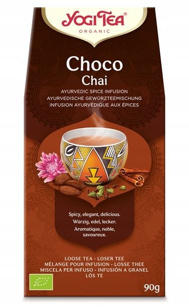Herbata Yogi Tea Choco Chai - Czekoladowy czaj (90g) - sypana