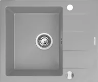 Zlewozmywaki - Zlew PYRAMIS ATHLOS (59x50) 1B 1D szary beton (70194526) - miniaturka - grafika 1
