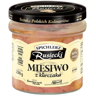 Spichlerz Rusiecki MIĘSIWO Z KURCZAKA 280G zakupy dla domu i biura! 52769890 - Pasztet i przetwory mięsne - miniaturka - grafika 1