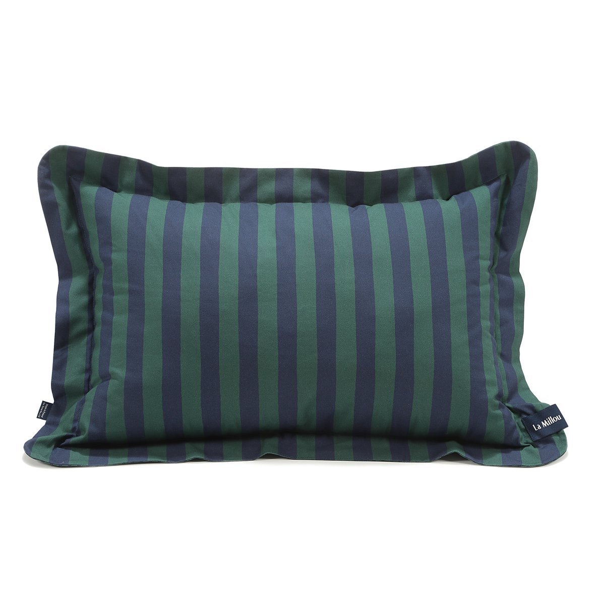La Millou - Poduszka do spania Bawełna STRIPES GREEN