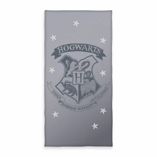 Ręcznik plażowy 70x140 Harry Potter szary dziecięcy welurowy - Okrycia kąpielowe dla dzieci - miniaturka - grafika 1