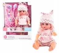 Lalki dla dziewczynek - Lalka Bobas W Ubranku 30Cm Mały Lekarz - miniaturka - grafika 1