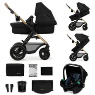 Wózki dziecięce - Wózek wielofunkcyjny KINDERKRAFT Moov 2 Air 3w1 Czarny - miniaturka - grafika 1