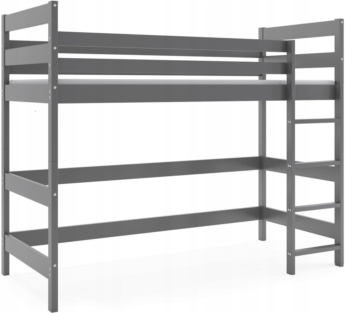 łóżko piętrowe Antresola 200x90 z materacem od Interbeds