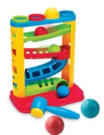 Zabawki interaktywne dla dzieci - Zjeżdzalnia z piłeczkami i młotkiem - Smily Play - miniaturka - grafika 1