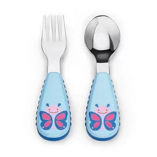 Skip Hop Sztućce Zoo Motyl 879674017016 - Sztućce dla dzieci - miniaturka - grafika 1