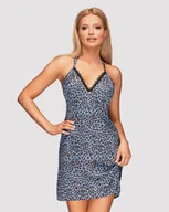 Piżamy damskie - Koszulka Nadines chemise Niebieski (Rozmiar L/XL) - miniaturka - grafika 1