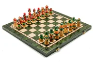 Gry planszowe - Szachy Babuszka (Matrioszka), gra logiczna, Szachy Żurek, zielone - miniaturka - grafika 1