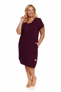 Koszula nocna damska rozpinana na napy-m - Koszule damskie - miniaturka - grafika 1