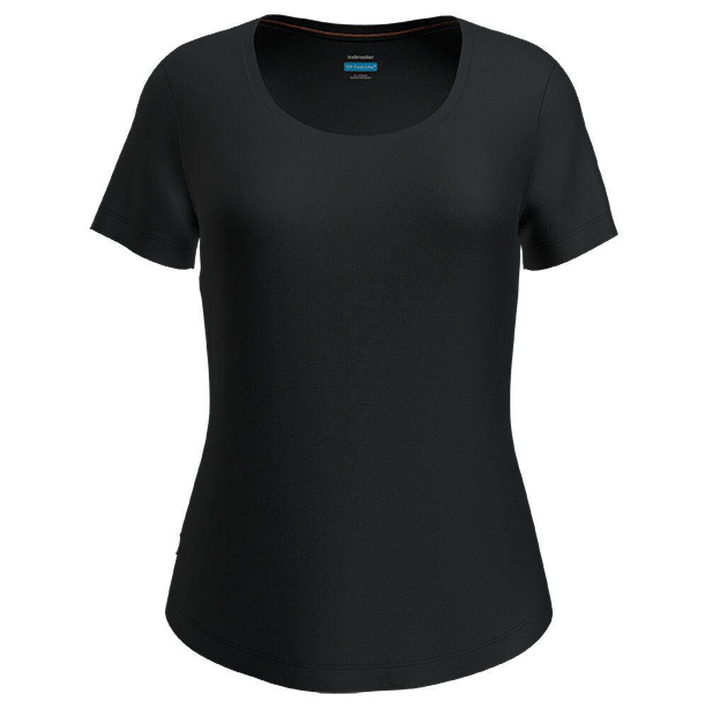 Koszulka damska Icebreaker Merino 125 Cool-Lite Sphere III SS Scoop Black L