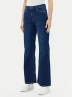 Spodnie damskie - Pepe Jeans Jeansy PL204734 Niebieski Flare Fit - miniaturka - grafika 1