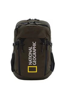Plecak dwukomorowy National Geographic BOX CANYON 21080 khaki - Plecaki - miniaturka - grafika 1