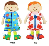 Lalki dla dziewczynek - Lalka do ubierania 2 w 1 - miniaturka - grafika 1