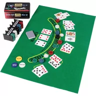 Zestawy do pokera - Tuin Zestaw pokerowy 200 szt. w puszce - miniaturka - grafika 1