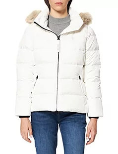 Calvin Klein Damska kurtka puchowa Essential Real, Ecru, XL - Kurtki damskie - miniaturka - grafika 1