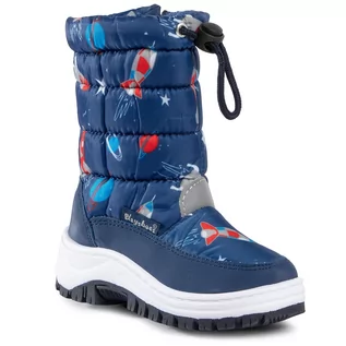 Buty dla dziewczynek - Śniegowce PLAYSHOES - 193012 Marine 11 - grafika 1