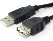 Kable USB - Sharkoon Kabel USB USB 2.0 przedłużacz black 3 m - 4044951015429 - miniaturka - grafika 1