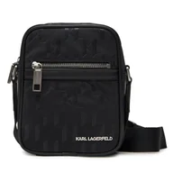 Torby męskie - Saszetka KARL LAGERFELD A3M30163 Czarny - miniaturka - grafika 1