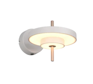 KEATON 240270176 nowoczesny kinkiet LED 10W CCT 3stepDim wykończenie ciepły szary / kawowy - Lampy ścienne - miniaturka - grafika 1