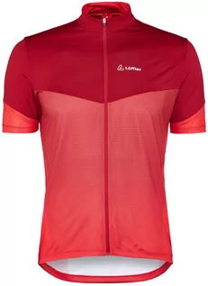 Koszulki rowerowe - Löffler Stream Full Zip Bike Shirt Men, czerwony EU 50 2022 Koszulki kolarskie - grafika 1