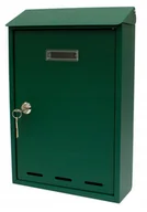 Skrzynki na listy - Skrzynka Pocztowa Na Listy 330X220X70Mm Zielona Verotech - miniaturka - grafika 1