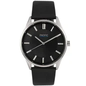 Zegarki męskie - Srebrny męski zegarek na pasku PACIFIC X0091-07 - miniaturka - grafika 1