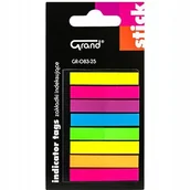 Przybory szkolne - Znaczniki zakładki samoprzylepne indeksujące 8 kolorów 45x12 mm 083-25Znaczniki zakładki samoprzylepne indeksujące 8 kolorów 45x12 mm 083-25 - miniaturka - grafika 1